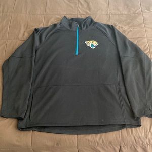 JACKSONVILLE JAGUARS-Men’s 2XL 1/4 Zip Sweatshirt! EMBROIDERED & MNT CONDITION!!